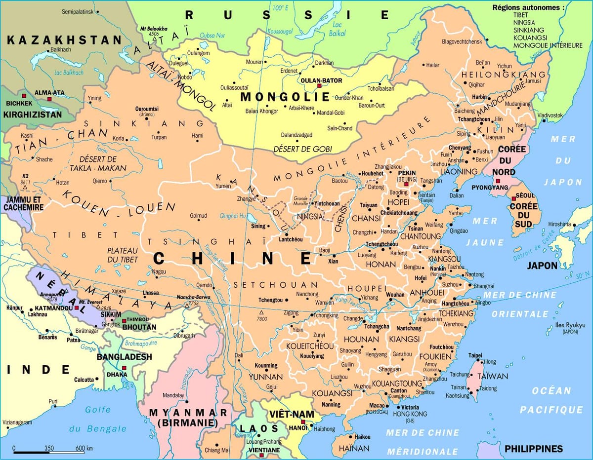 chine carte