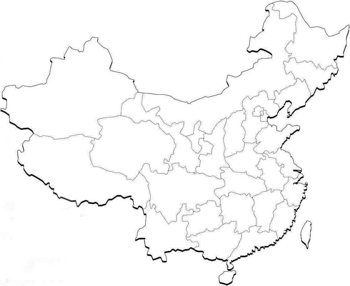 carte de la Chine quiz