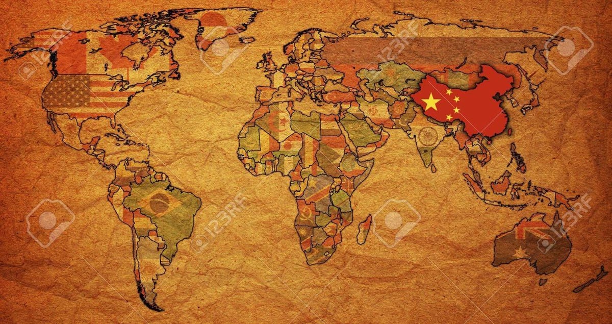 La chine ancienne carte