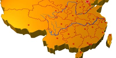 Chine de la carte en 3d