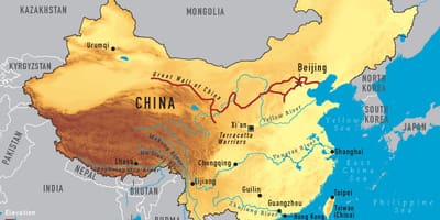 Chinoise ancienne carte