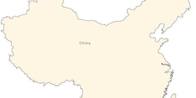 La chine carte simple