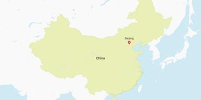 Vecteur de carte de la Chine
