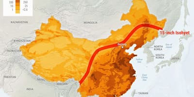 Carte du sud de la chine