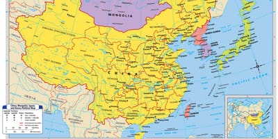 Carte de la Chine