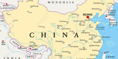 La chine du capital de la carte