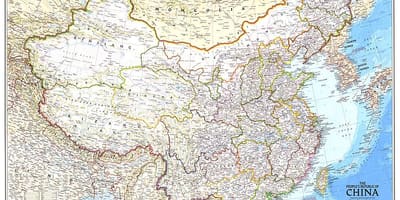 Carte de la république de Chine